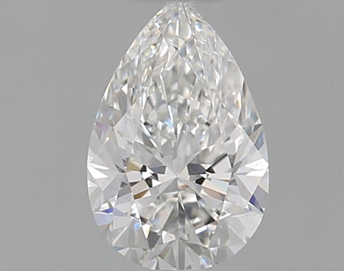 0.32 carat F-VVS2 Natūralus Pear Deimantas (1)