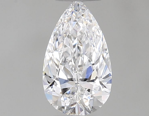 0.3 carat D-VS1 Natūralus Pear Deimantas (1)