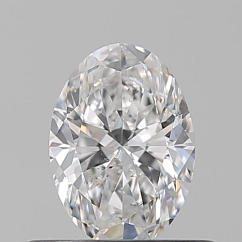 0.5 carat E-SI1 Natūralus Oval Deimantas (1)