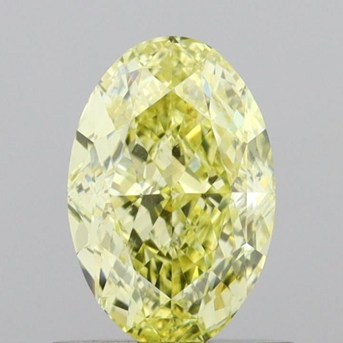 1.01 carat Fancy Yellow-SI1 Natūralus Oval Deimantas (1)
