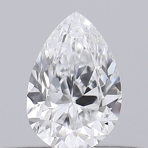 0.19 carat D-VS2 Natūralus Pear Deimantas (1)