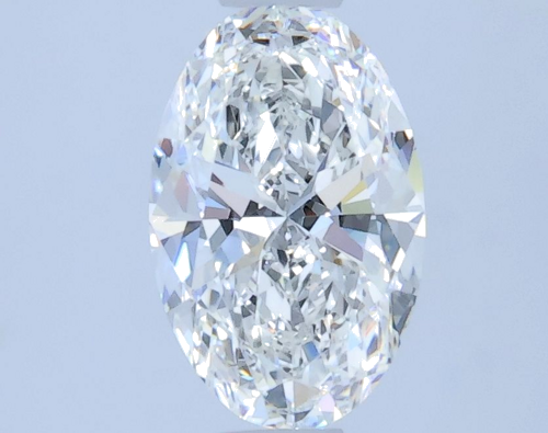 0.71 carat F-VVS1 Natūralus Oval Deimantas (1)