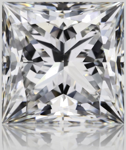 1.7 carat E-VS2 Natūralus Princess Deimantas (1)