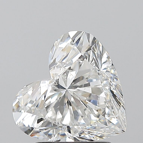 2.01 carat F-SI2 Natūralus Heart Deimantas (1)