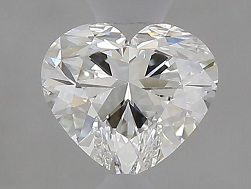 0.6 carat G-VVS2 Natūralus Heart Deimantas (1)