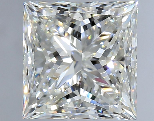3.0 carat H-VS2 Natūralus Princess Deimantas (1)