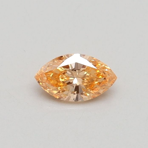 0.21 carat Fancy Intense Yellowish Orange-VS1 Natūralus Marquise Deimantas (1)
