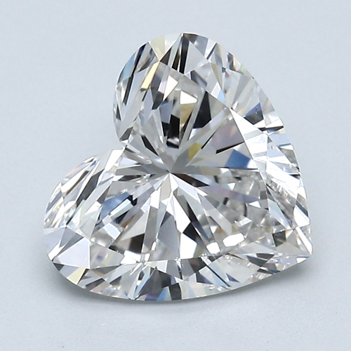 2.72 carat F-IF Natūralus Heart Deimantas (1)