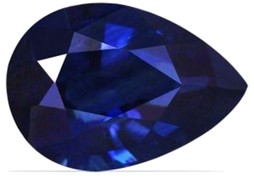 0.53 carat BLUE Pear Safyras (1)