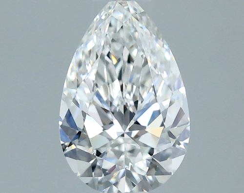 0.34 carat F-VVS1 Natūralus Pear Deimantas (1)