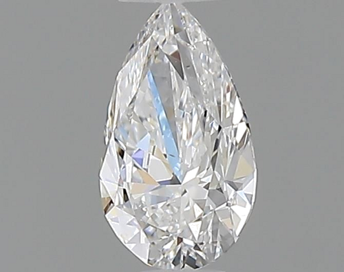 0.3 carat D-VS2 Natūralus Pear Deimantas (1)