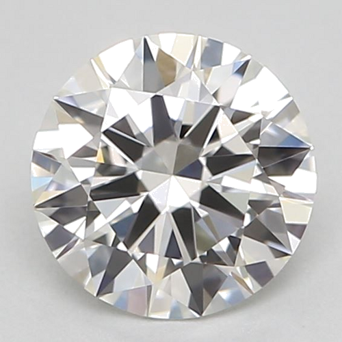 0.58 carat H-IF Excellent cut Natūralus Round Deimantas (1)
