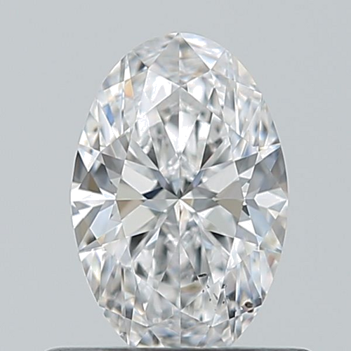 0.5 carat D-SI1 Natūralus Oval Deimantas (1)