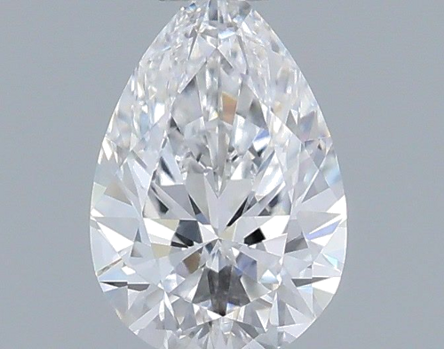 0.4 carat D-VVS2 Natūralus Pear Deimantas (1)