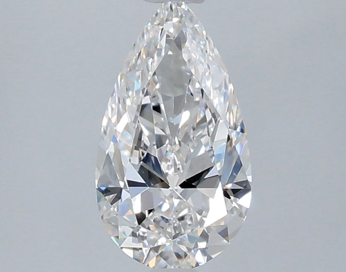 0.52 carat E-IF Natūralus Pear Deimantas (1)