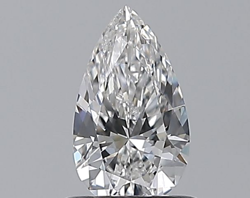 0.63 carat E-VS1 Natūralus Pear Deimantas (1)