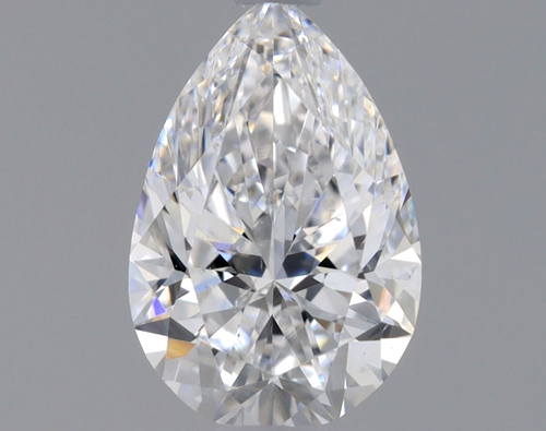 0.5 carat E-SI1 Natūralus Pear Deimantas (1)