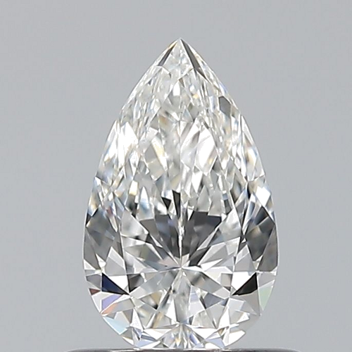 0.53 carat F-VS1 Natūralus Pear Deimantas (1)