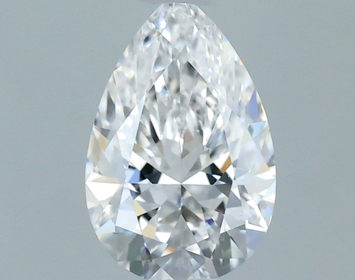 0.5 carat E-VS1 Natūralus Pear Deimantas (1)