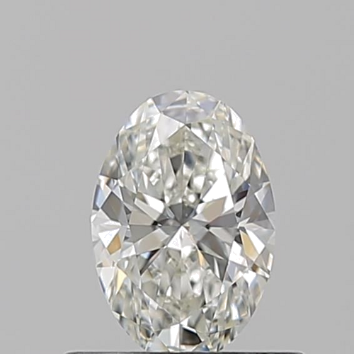 0.51 carat H-VVS2 Natūralus Oval Deimantas (1)