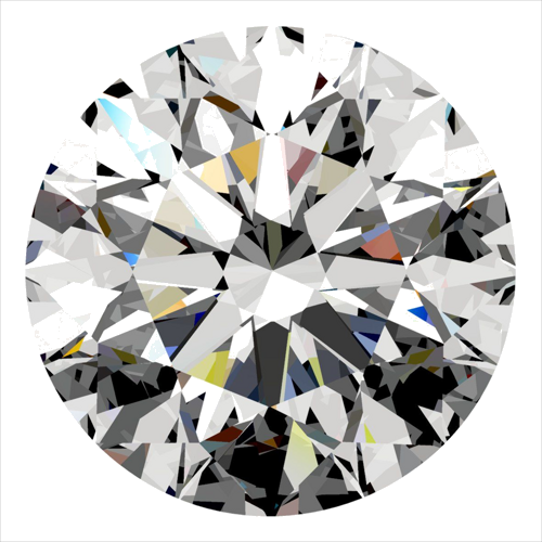 0.3 carat F-SI1 Excellent cut Natūralus Round Deimantas (1)