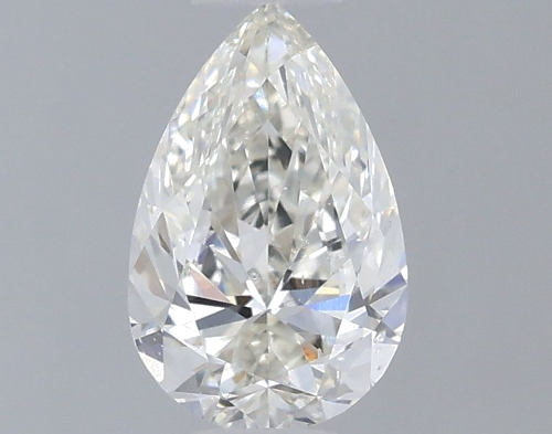 0.46 carat K-SI2 Natūralus Pear Deimantas (1)