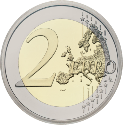 2024 Словения Национальная библиотека 2 евро монета (2)