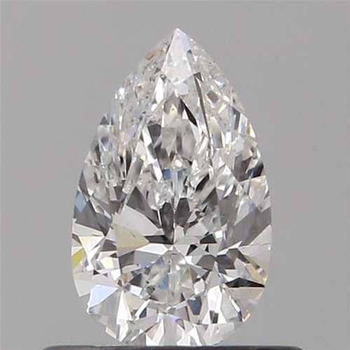 0.5 carat D-VS2 Natūralus Pear Deimantas (1)