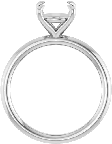 Sužadėtuvių Žiedas „Claw-Prong Solitaire“ 950 Platinos Round 8.2mm (2)