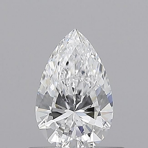 0.5 carat D-VS1 Natūralus Pear Deimantas (1)