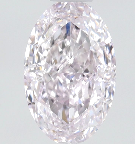 0.52 carat Light Pink-SI2 Natūralus Oval Deimantas (1)