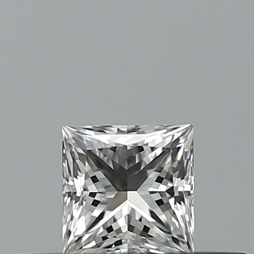 0.23 carat F-VVS2 Natūralus Princess Deimantas (1)