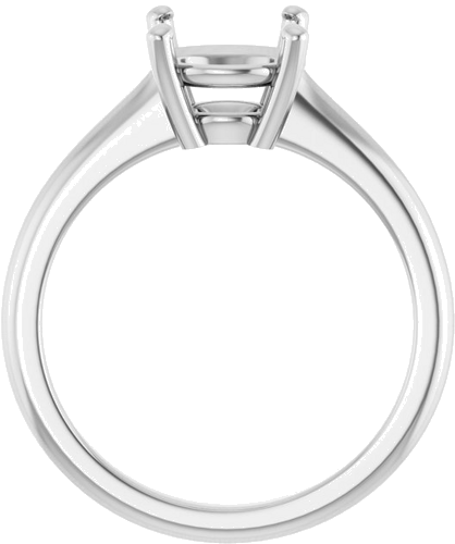 Sužadėtuvių Žiedas „V-End Prong“ 14k white gold Round 8.2mm (2)