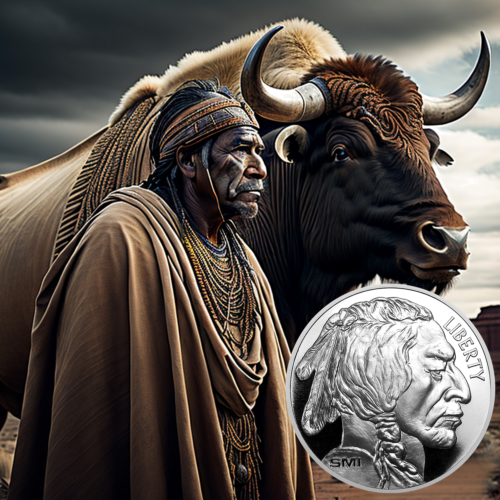 1 унция Сребърна монета Buffalo US (3)