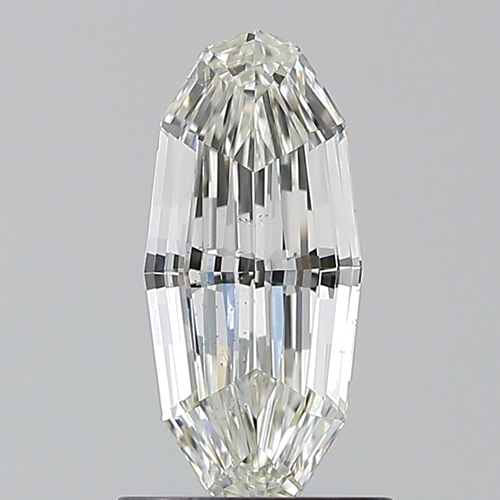1.0 carat H-SI1 Natūralus Oval Deimantas (1)