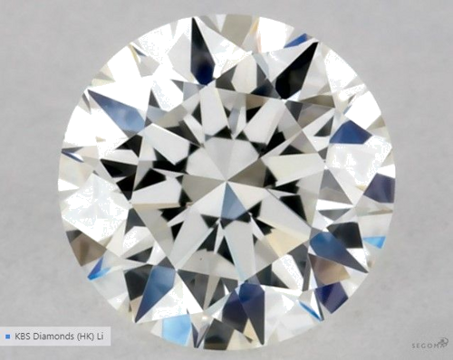 0.31 carat H-VS1 Excellent cut Natūralus Round Deimantas (1)