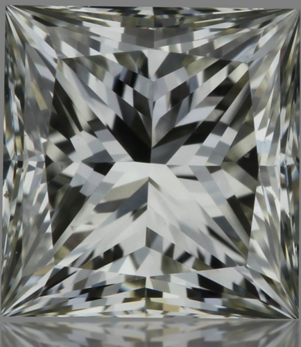 0.5 carat J-VS1 Natūralus Princess Deimantas (1)