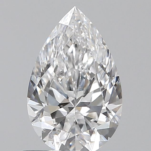 0.61 carat D-SI1 Natūralus Pear Deimantas (1)