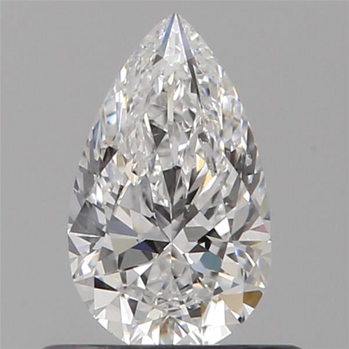 0.5 carat D-VS2 Natūralus Pear Deimantas (1)