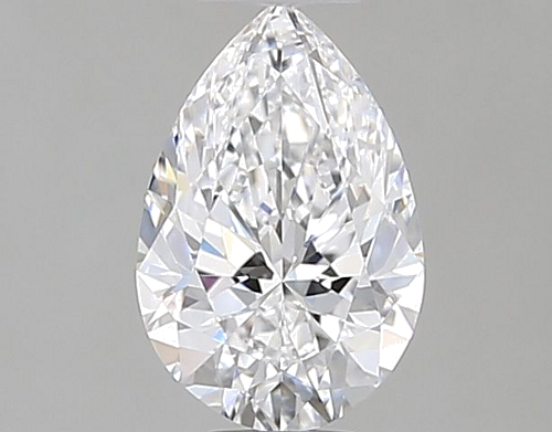 0.5 carat D-VS1 Natūralus Pear Deimantas (1)