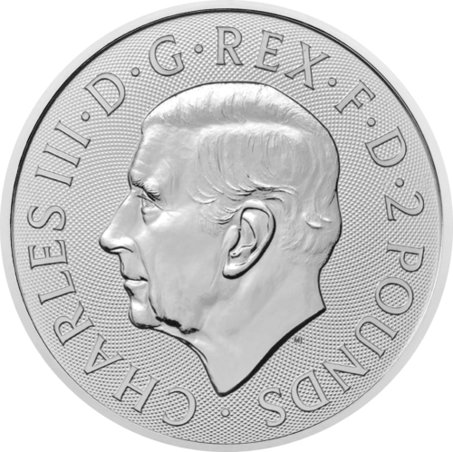 1 oz Britānija 2024 Čārlzs III sudraba monēta (2)