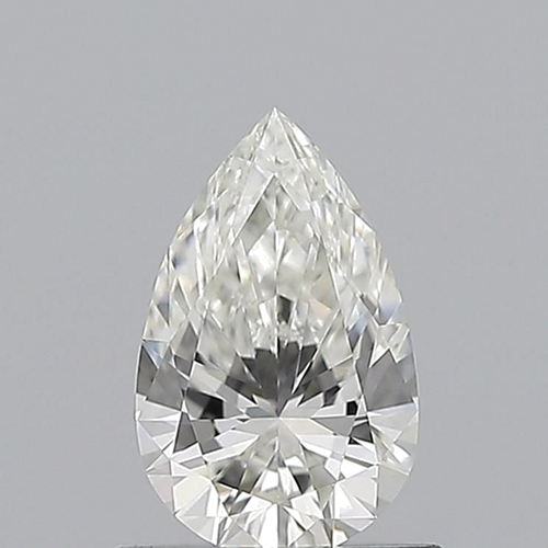 0.62 carat H-VVS2 Natūralus Pear Deimantas (1)