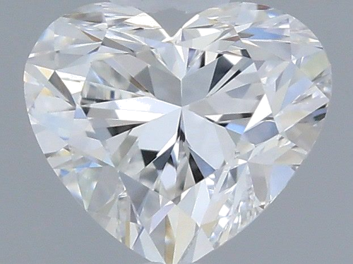 0.3 carat F-VVS1 Natūralus Heart Deimantas (1)