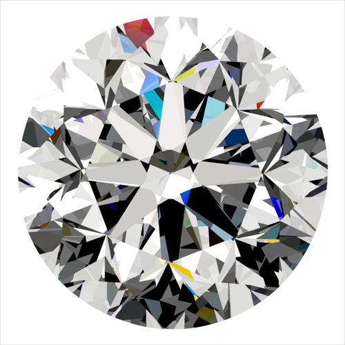 0.3 carat D-VS2 GD cut Natūralus Round Deimantas (1)