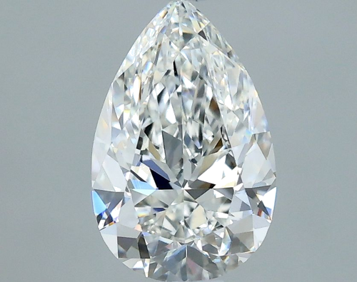 0.62 carat F-VS2 Natūralus Pear Deimantas (1)