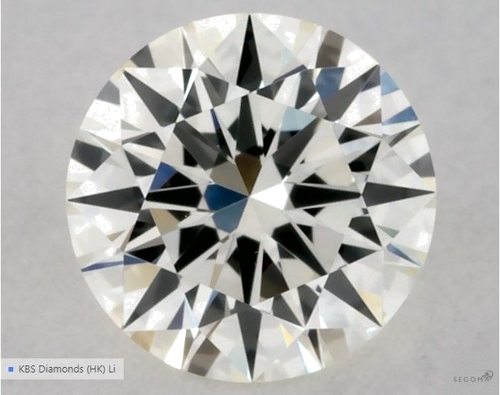 0.3 carat K-VS2 Excellent cut Natūralus Round Deimantas (1)