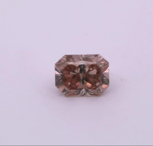 0.38 carat Fancy Brownish Orangey Pink-VS2 Natūralus Emerald Deimantas (1)