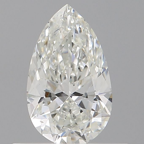 0.53 carat H-SI1 Natūralus Pear Deimantas (1)