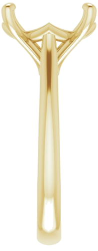 Sužadėtuvių Žiedas „Solitaire“ 18k yellow gold Round 12mm (4)