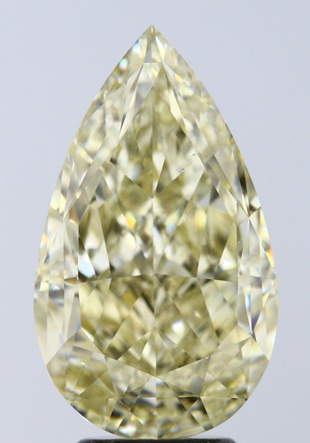 6.13 carat Fancy Light Brownish Yellow-VS2 Natūralus Pear Deimantas (1)